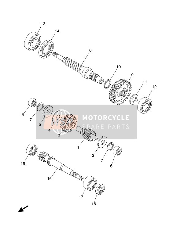 Yamaha XMAX 400 ABS 2020 Transmissie voor een 2020 Yamaha XMAX 400 ABS